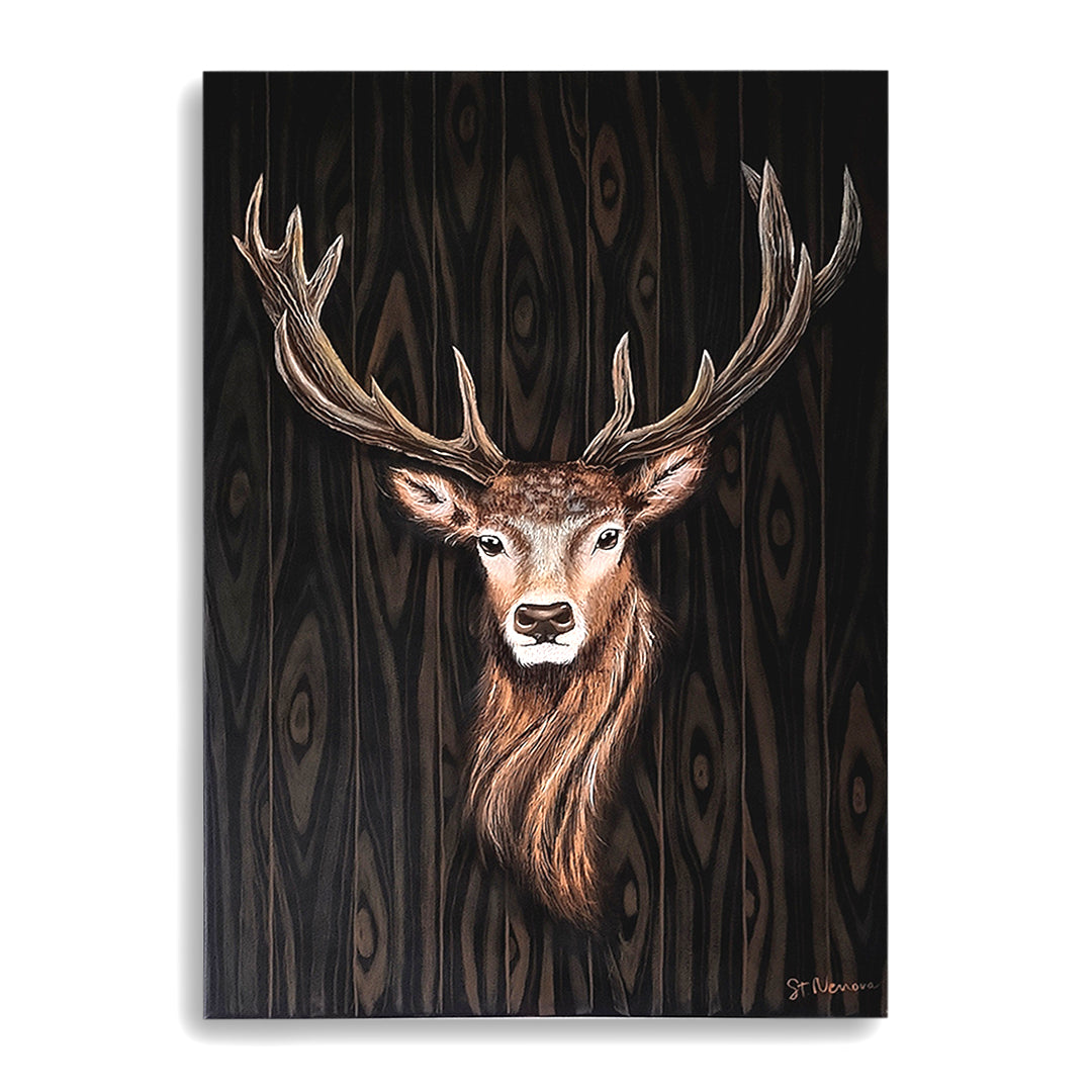 "Deer" acrylic on canvas 50x70 cm.